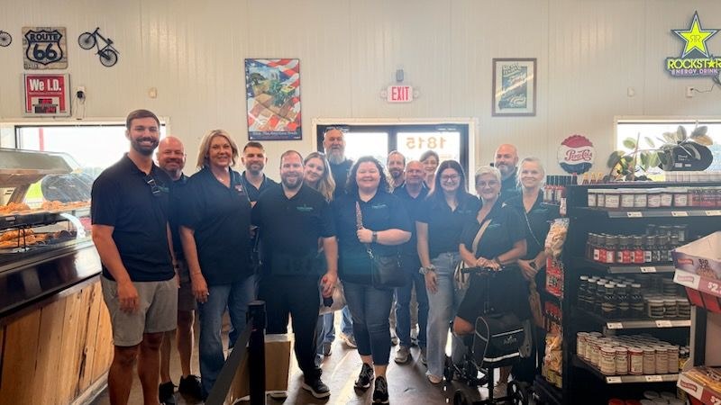 Vision Scott Leadership class inside a local market